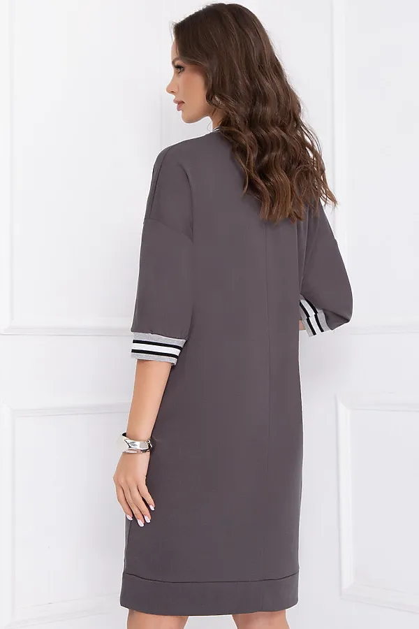 Платье BELLOVERA, серый - фото 2