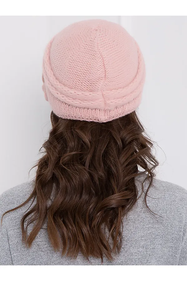 Шапка BELLOVERA, пудровый - фото 2