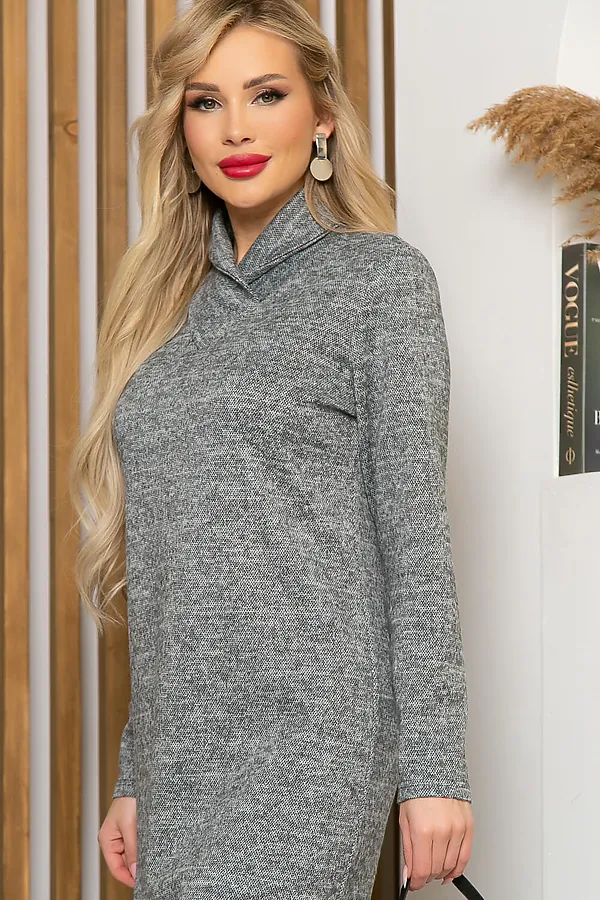 Платье LADY TAIGA, темно-серое - фото 2