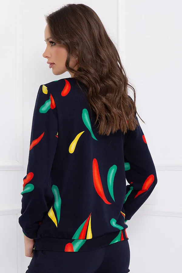 Джемпер  BELLOVERA, тёмно-синий - фото 2