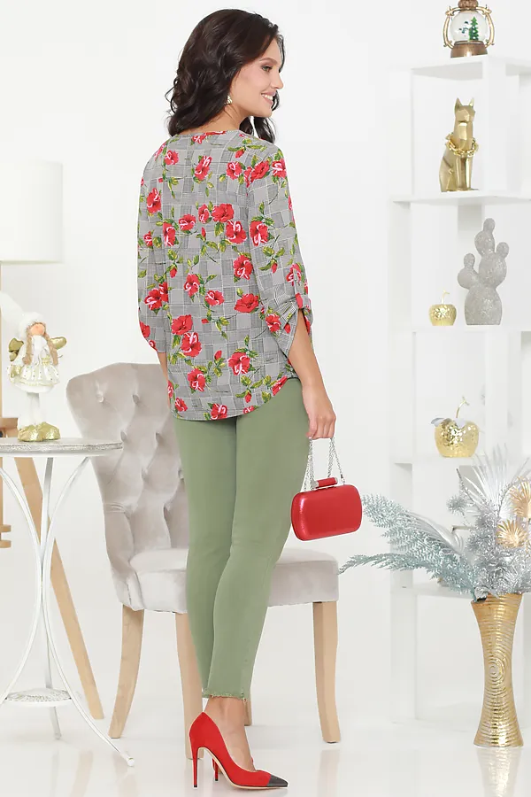 Блуза DSTREND, серо-зелёный - фото 2