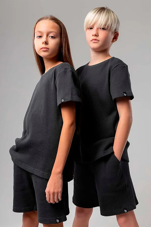 Костюм (Футболка+Шорты) BODO, графит - фото 2