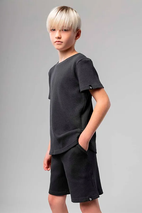 Костюм (Футболка+Шорты) BODO, графит - фото 2