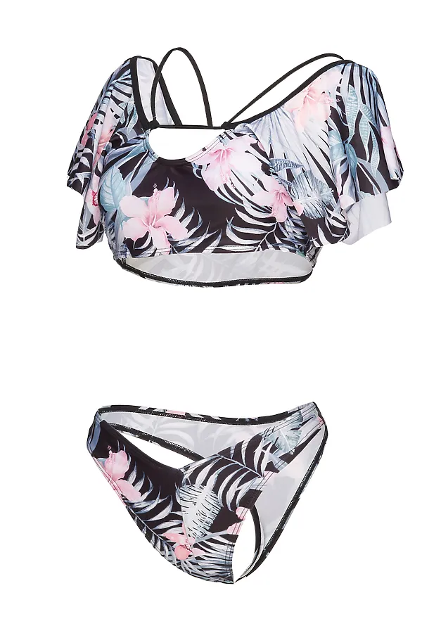 Купальник Nothing But Love, черный, розовый, серый - фото 2