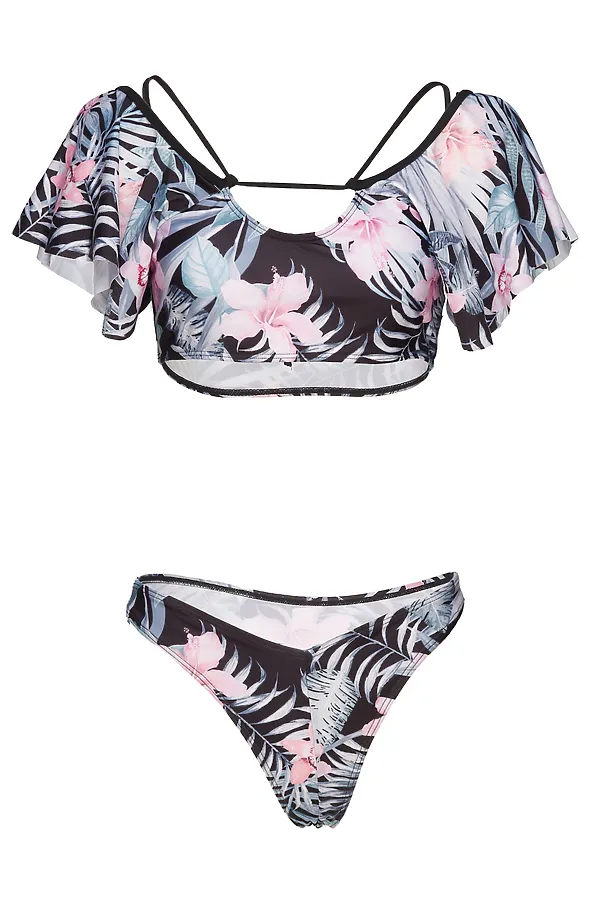 Купальник Nothing But Love, черный, розовый, серый - фото 2