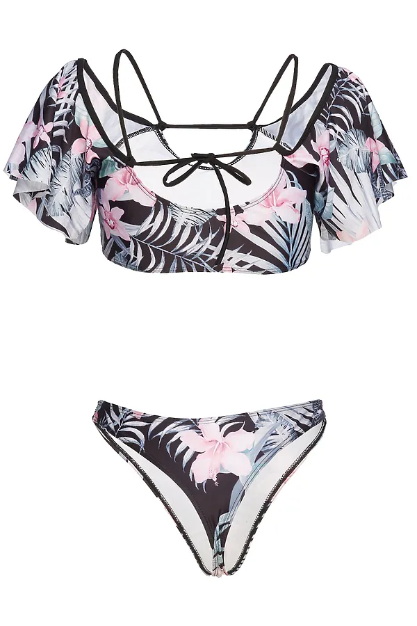 Купальник Nothing But Love, черный, розовый, серый - фото 2