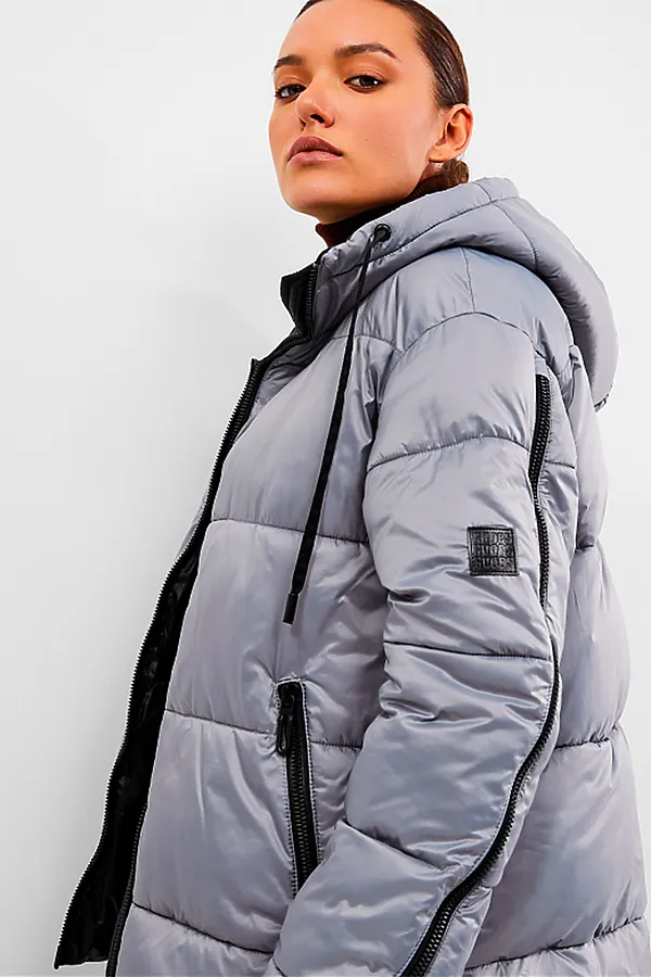 Пуховик HOOPS, серый - фото 2