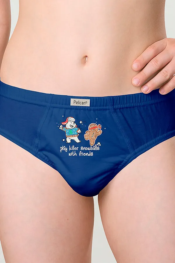 Трусы, 3 шт. PELICAN, серый/голубой/джинс - фото 2