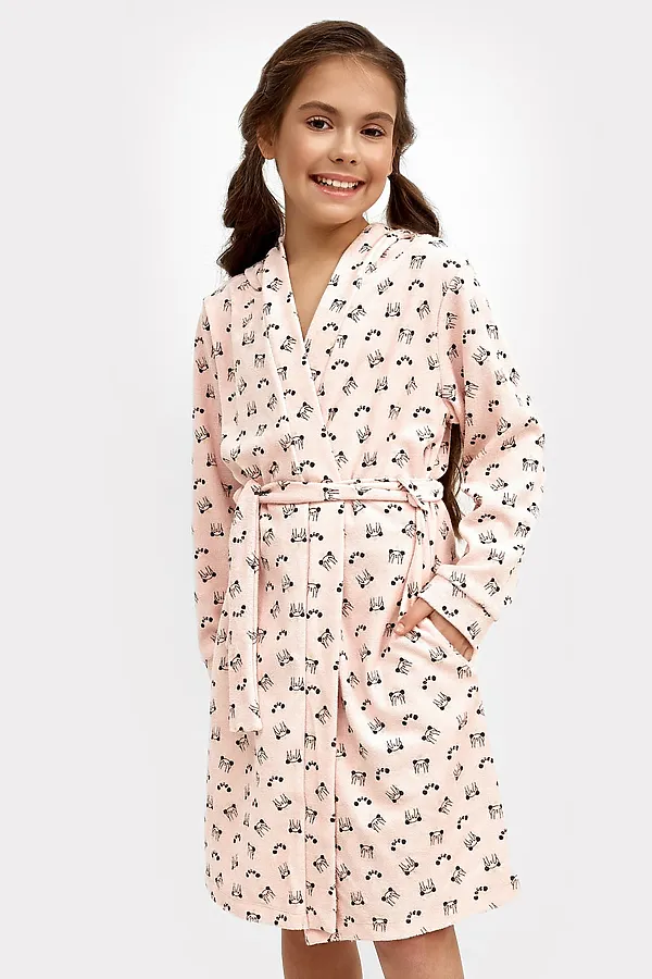 Халат  MARK FORMELLE, панды на розовом - фото 2