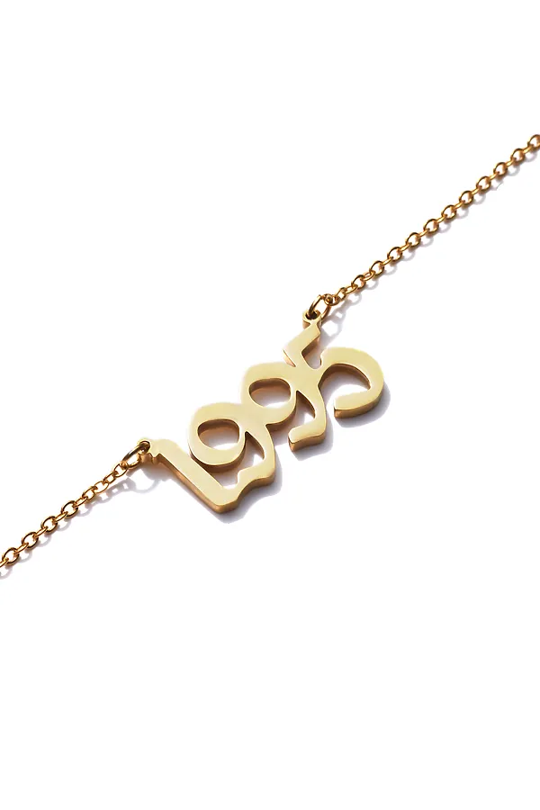 Колье-цепочка "Счастливое число" КРАСНАЯ ЖАРА, золотистый, янтарный - фото 2