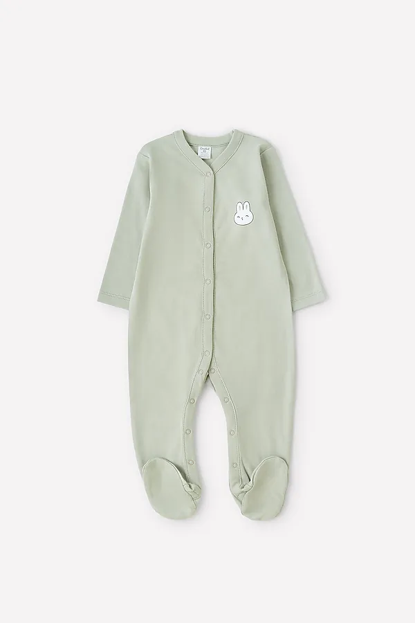 Комбинезон CROCKID SALE, темно-оливковый(смешные зайки) - фото 2