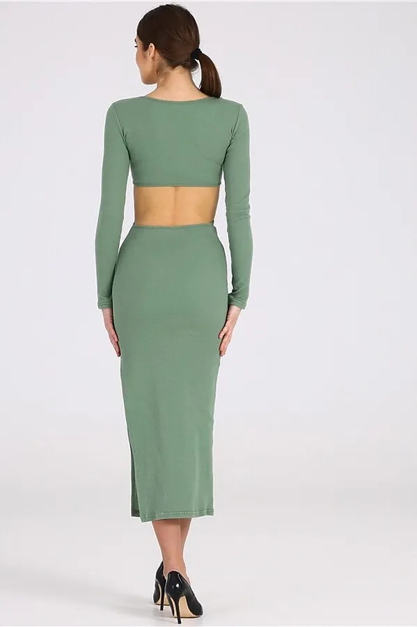 Платье АПРЕЛЬ, зеленый263 - фото 2