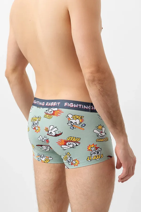 Трусы 2шт MARK FORMELLE, зайцы на шалфее - фото 2