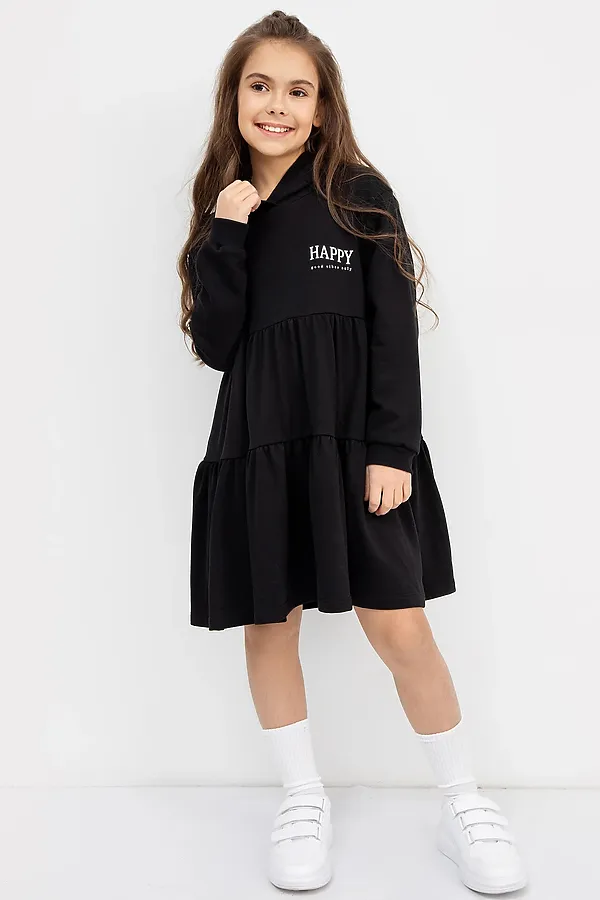 Платье MARK FORMELLE, черный +печать - фото 2