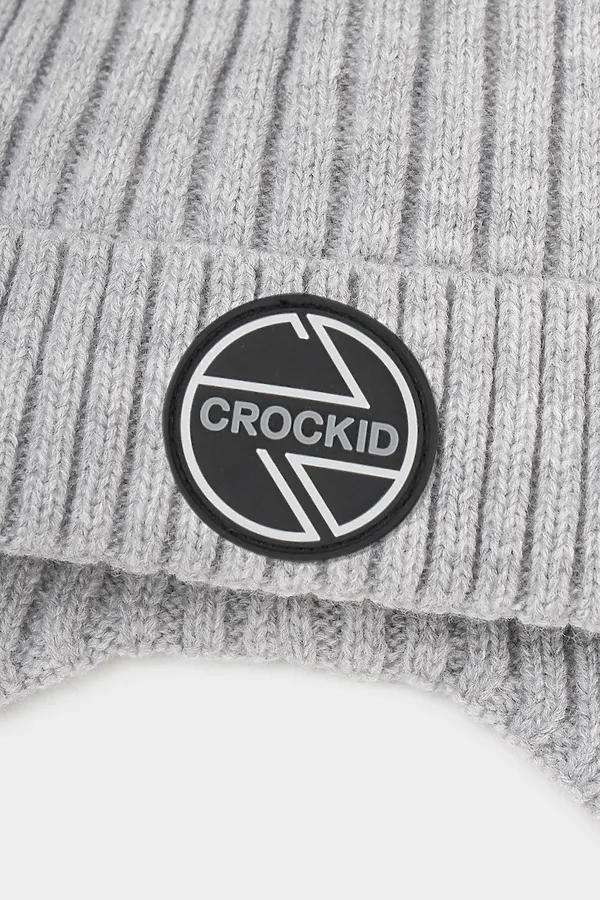 Шапка CROCKID, св.серый меланж - фото 2