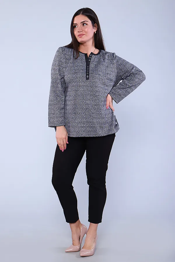 Туника 31698 НАТАЛИ, серый - фото 2