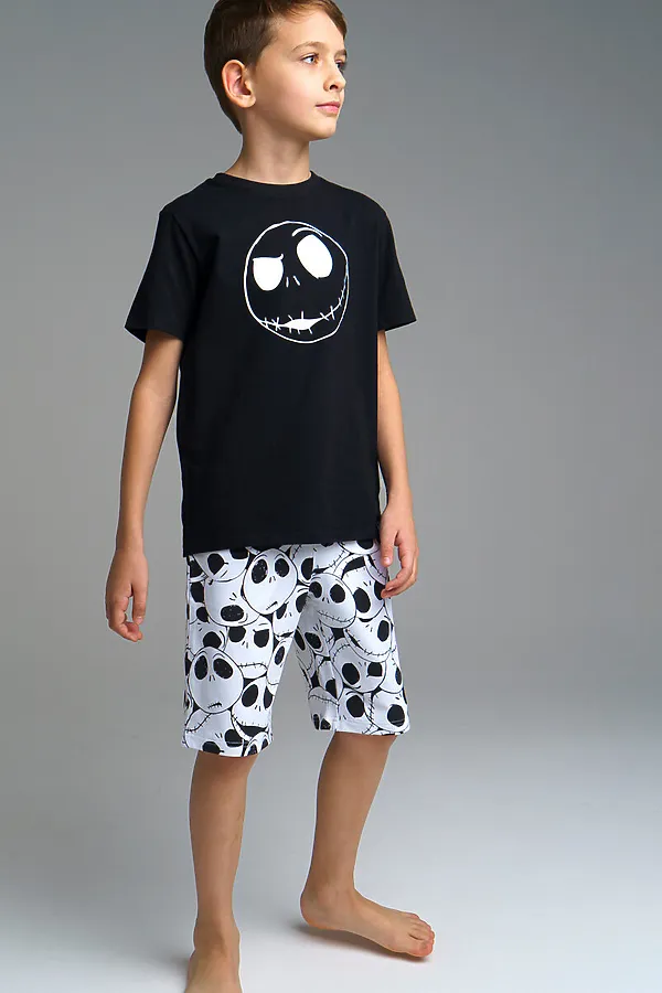 Комплект (Футболка+Шорты) PLAYTODAY, черный,белый - фото 2