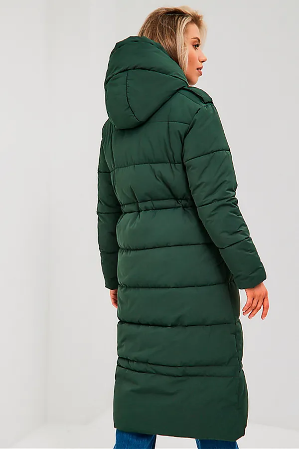 Пуховик HOOPS, темно-зеленый - фото 2