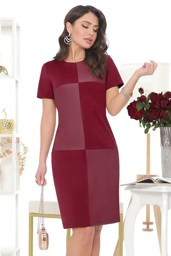 Платье DSTREND, малиновый - фото 2