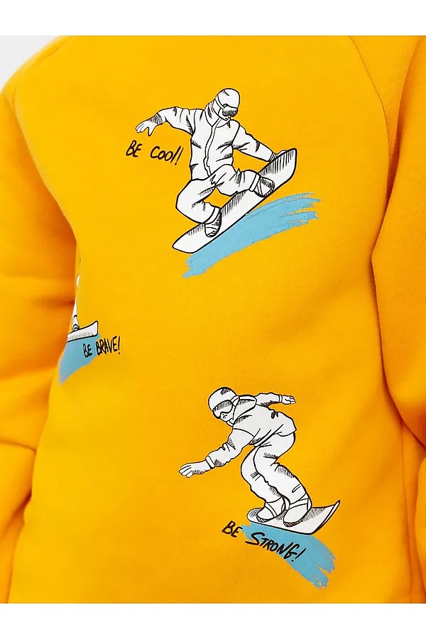 Джемпер  MARK FORMELLE, охра +печать - фото 2