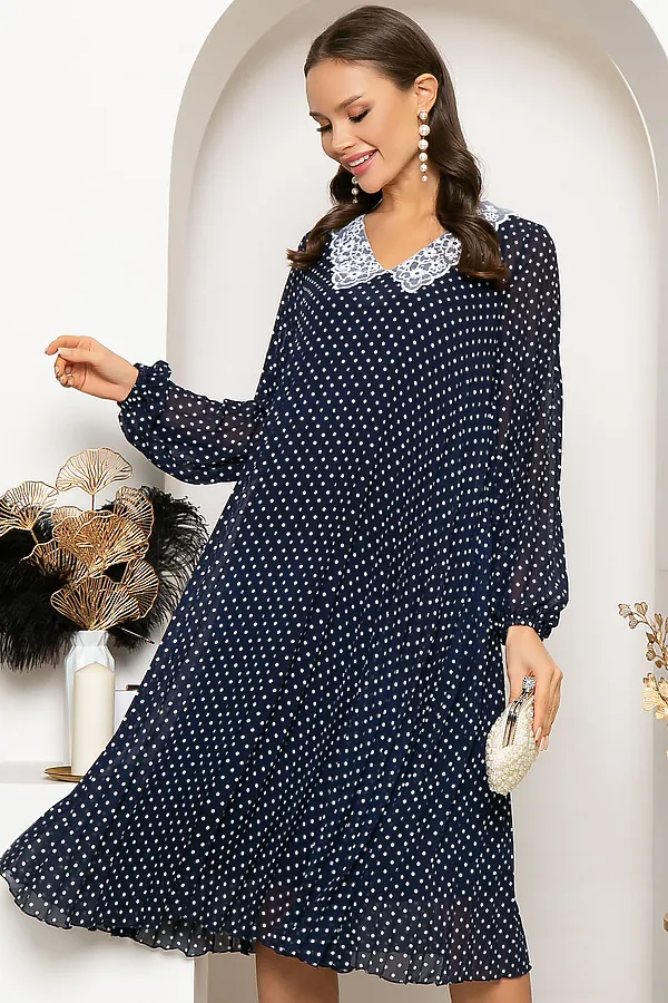 Платье LADY TAIGA, синий - фото 2