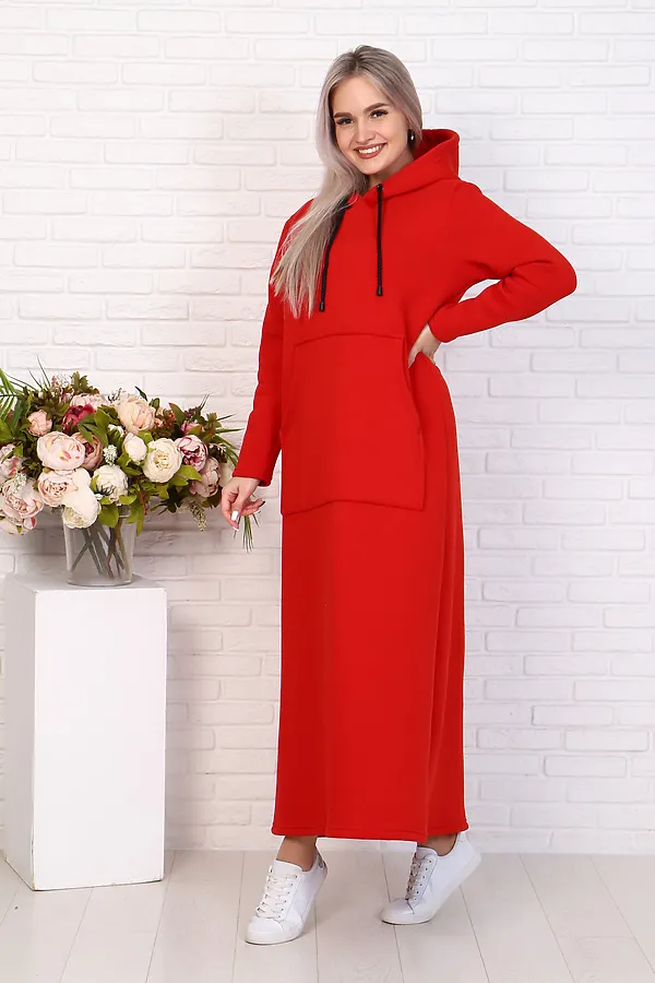 Платье 5722 НАТАЛИ, бордовый - фото 2