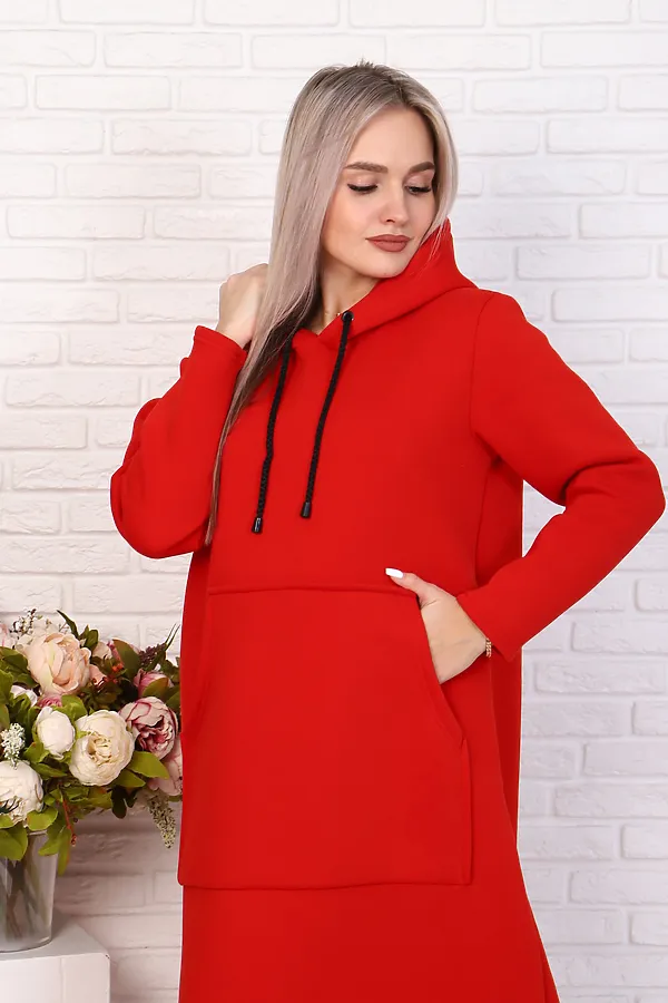 Платье 5722 НАТАЛИ, бордовый - фото 2