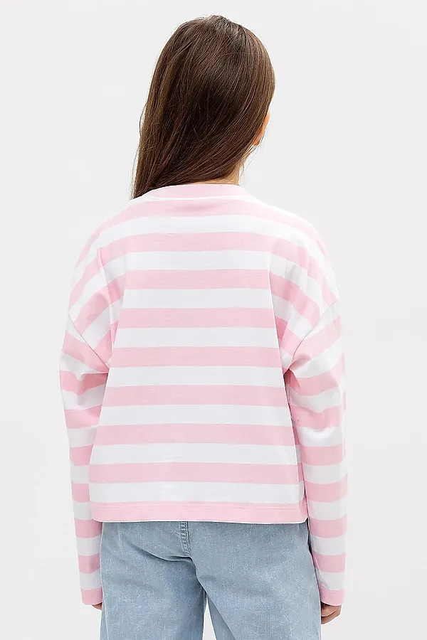 Джемпер  MARK FORMELLE, бело -розовая полоска - фото 2