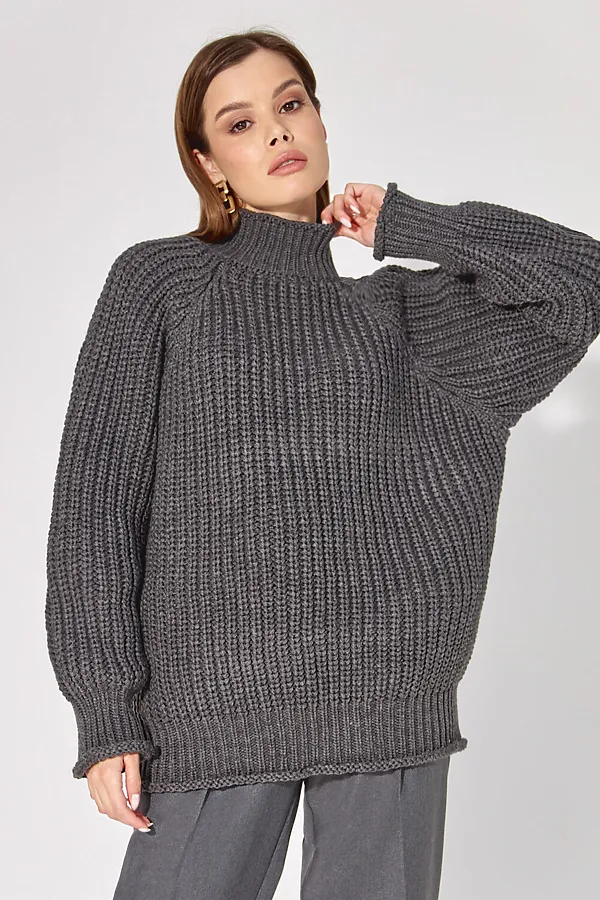 Джемпер KOSMOS, темно-серый - фото 2