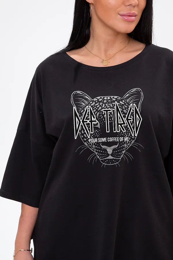 Костюм (Футболка+Брюки) MODELLINI, чёрный - фото 2