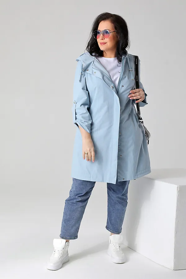 Плащ DIZZYWAY, голубой - фото 2