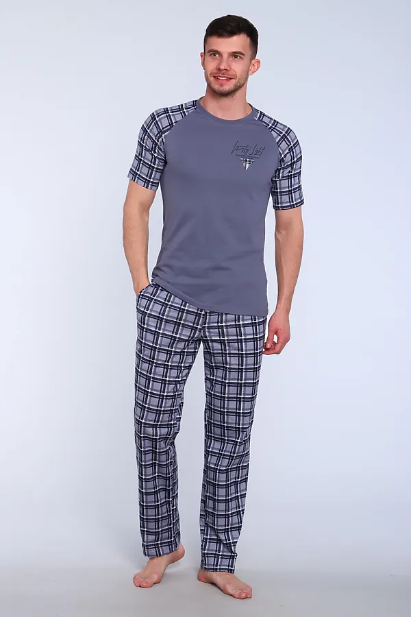 Костюм (футболка+штаны) СОФИЯ37, серый - фото 2