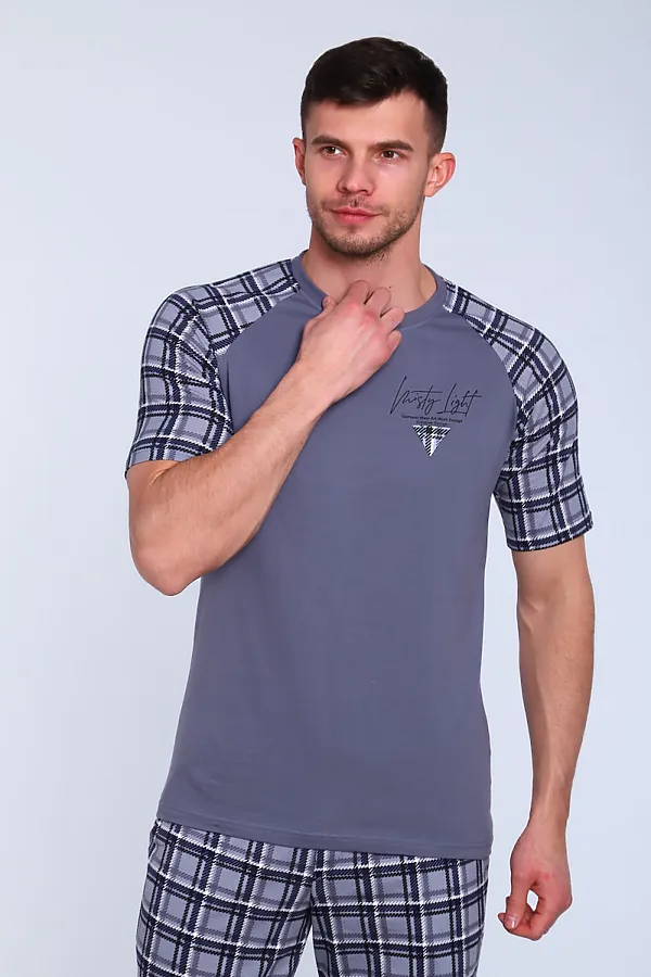 Костюм (футболка+штаны) СОФИЯ37, серый - фото 2