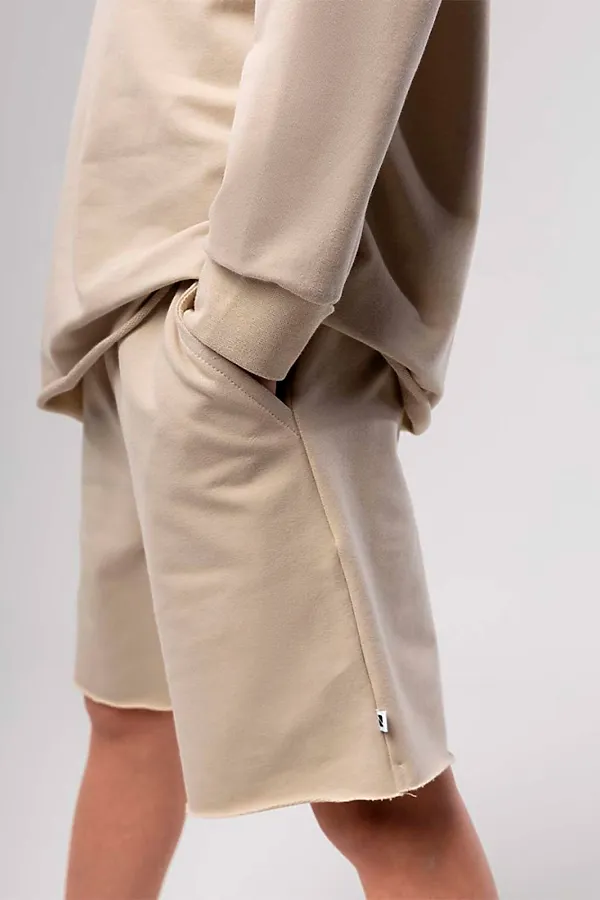 Костюм (Свитшот+Шорты) BODO, бежевый - фото 2