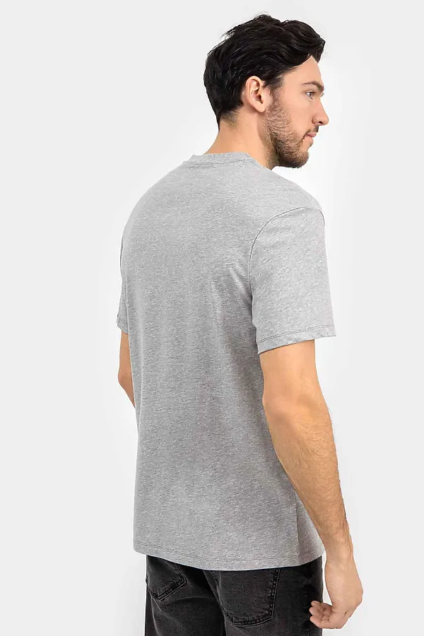 Футболка  MARK FORMELLE, серый меланж 4425-в +печать - фото 2