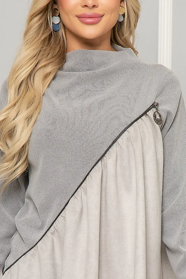 Платье LADY TAIGA, туман - фото 2