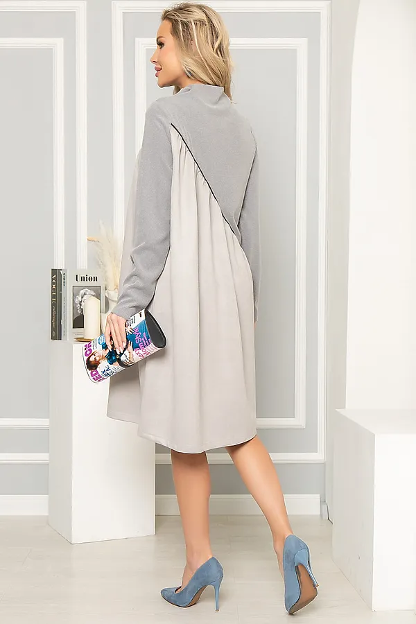 Платье LADY TAIGA, туман - фото 2