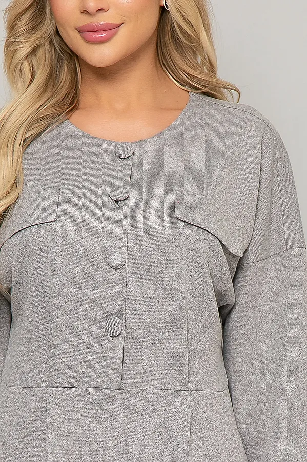 Платье LADY TAIGA, грей - фото 2