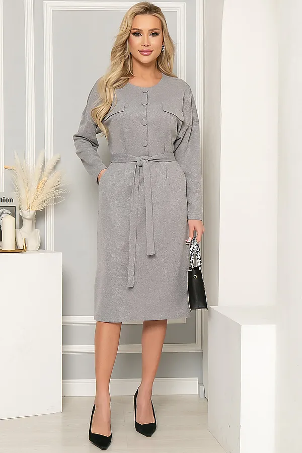Платье LADY TAIGA, грей - фото 2