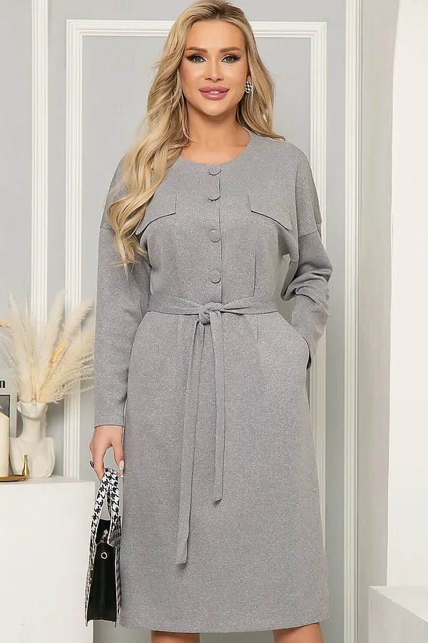 Платье LADY TAIGA, грей - фото 2