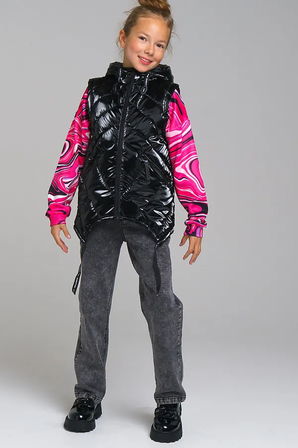 Жилет PLAYTODAY, черный - фото 2