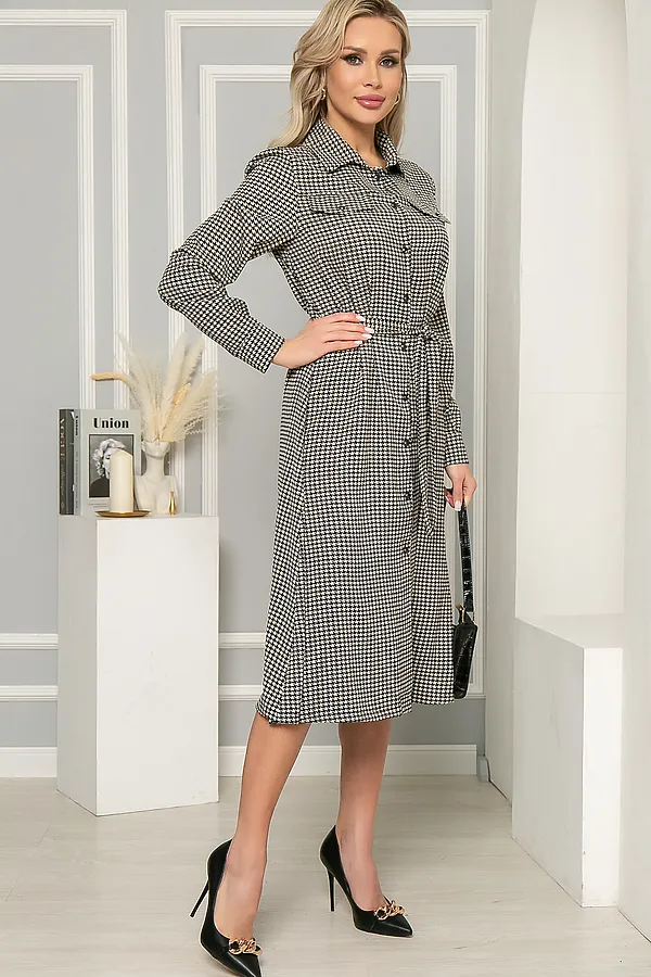 Платье LADY TAIGA, гусиная лапка - фото 2