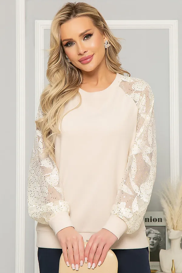 Джемпер LADY TAIGA, айвори - фото 2