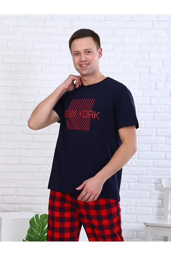Костюм (футболка+штаны) СОФИЯ37, красный - фото 2