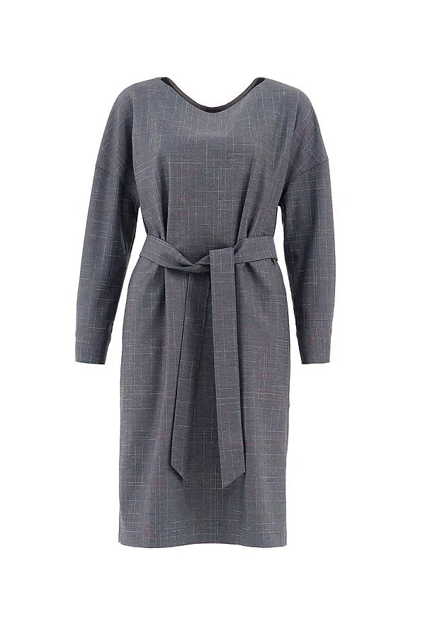 Платье POMPA, серый - фото 2