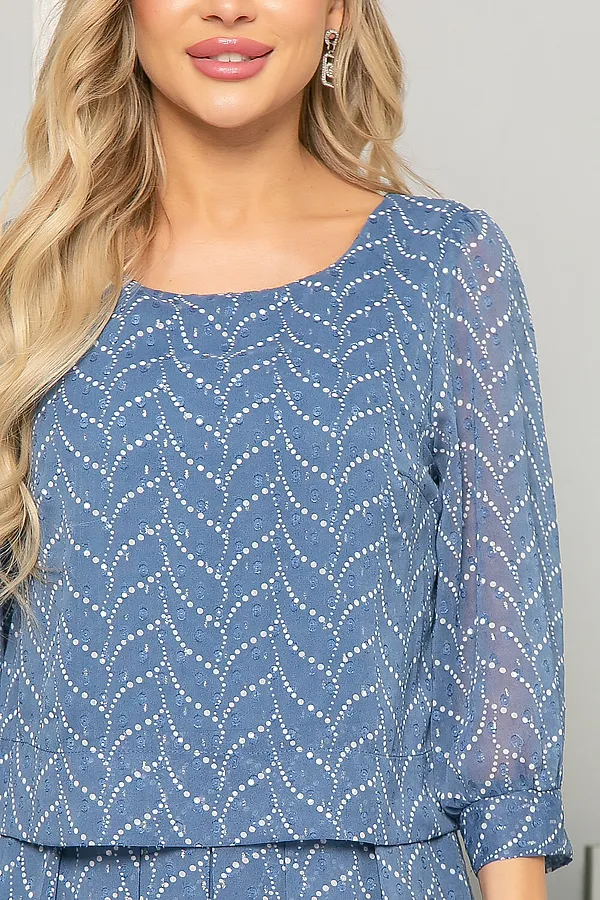 Платье LADY TAIGA, голубое - фото 2