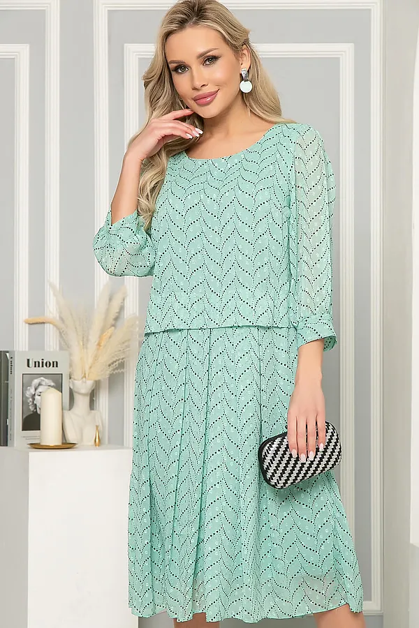 Платье LADY TAIGA, мята - фото 2