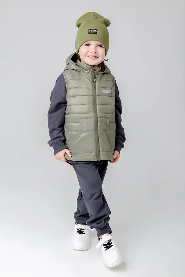 Жилет CROCKID SALE, оливково-серый - фото 2