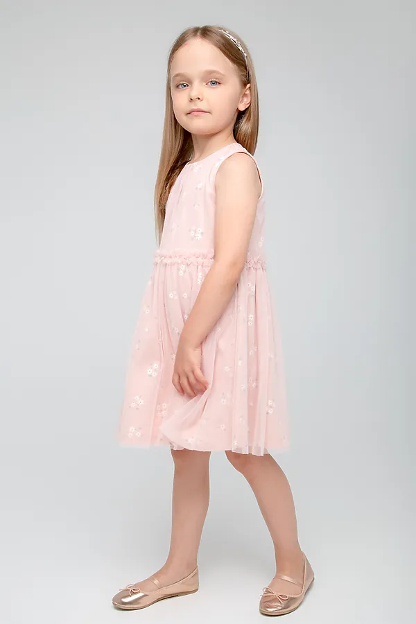 Платье CROCKID SALE, дымчатая роза, ромашковое поле к367 - фото 2