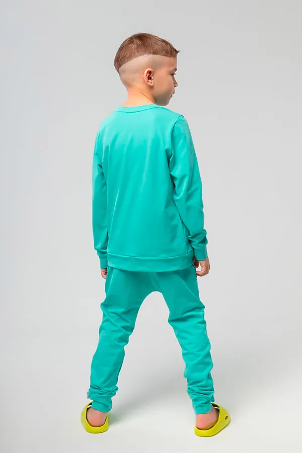 Костюм (Джемпер+Брюки) BODO, бирюзовый - фото 2
